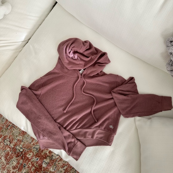 SOLD - Alo Yoga Cropped Hoodie - Picture 1 of 3